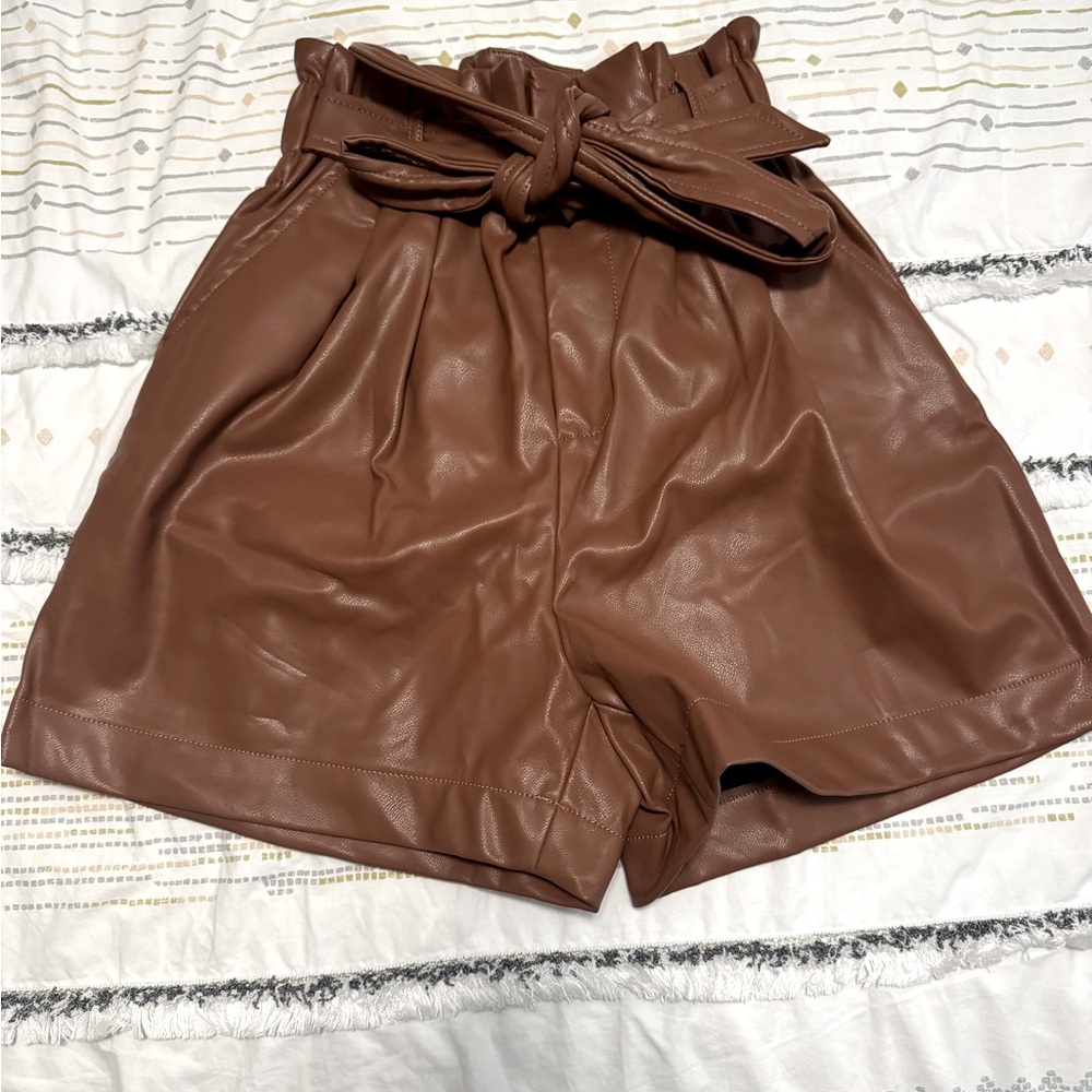 Zenana - Caramel Shorts